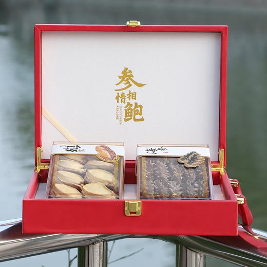【山珍干货】大连特产 山珍海味海参鲍鱼干货双拼 礼盒装 送长辈领导 商品图2