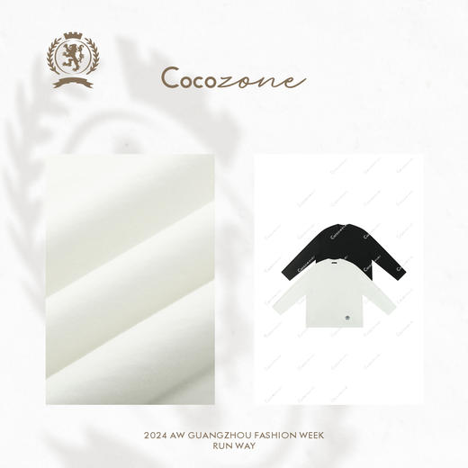 COCO ZONE ”英伦学院“ 棉绵羊毛混纺长袖T恤CC1C2254 商品图2