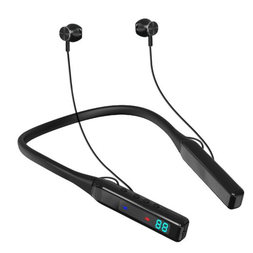 爱国者 挂脖式蓝牙耳机W07 运动跑步半入耳磁吸 商品图3