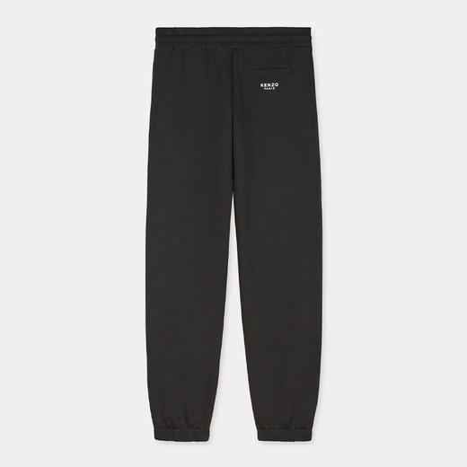 KENZO 高田贤三 女士小海棠花徽标刺绣棉质休闲运动裤 黑色 FE62 PA734 4MF 99J 商品图1