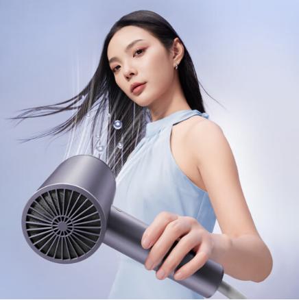 苏泊尔（SUPOR）电吹风 折叠新意巧瘦身大功率高转电机吹风机 大风力速干千万级负离子风温风速可调节 HDL-F1 商品图2