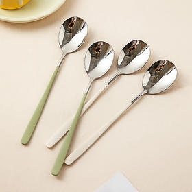 摩登主妇食品级304不锈钢汤勺家用吃饭专用高颜值汤匙长柄小调羹