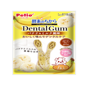 派地奥牙刷洁齿棒果花系列-香蕉牛奶味7支