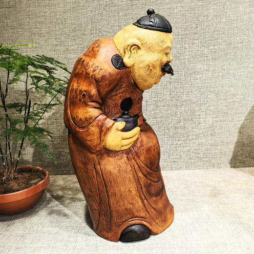 持壶地主°竹雕摆件 商品图2