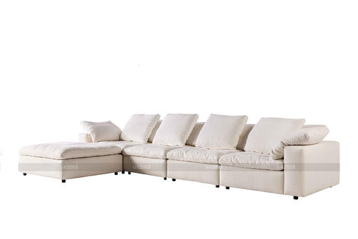 云端 组合沙发 | 更多座位组合，皮布面料可选，详询客服 商品图1