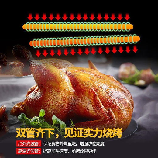 格兰仕（Galanz）微波炉微蒸烤一体机光波炉家用平板700W20L预约*按键烤箱 DG G70F20CN1L-DG(B0) 商品图2