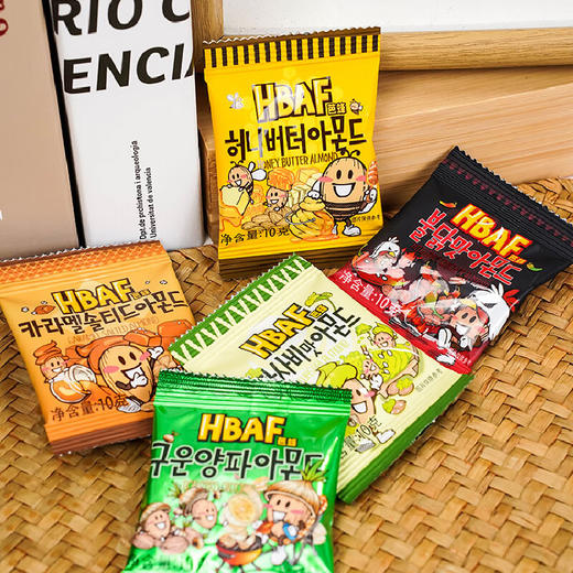 韩国芭蜂扁桃仁挚友款200g/150398 坚果零食挚友大礼包5种口味搭配 商品图2