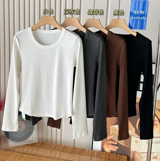 CO*S纯色修身打底衫t恤093005 商品图1