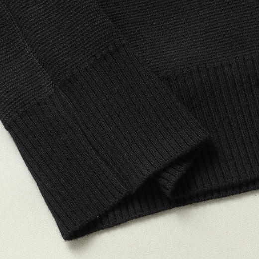 【桑蚕丝绵羊毛】【新款DWP】大依优型大码立领拉链针织背心休闲针织衫毛背心加肥加大上衣男士胖子大码毛衫t恤打底 商品图11