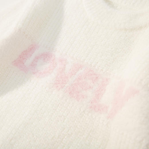 笛莎Deesha 童装女童针织衫2024冬新款中童针织提花毛衣 商品图3