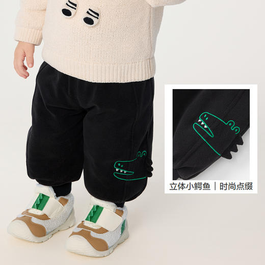 巴拉巴拉宝宝长裤男童冬装婴儿裤子秋冬外穿休闲裤运动裤造型可爱 商品图3
