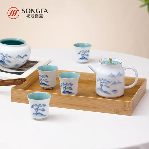 6头山水清音茶具 商品图5