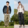 森马休闲裤男冬季潮流工装风抽绳宽松直筒长裤松紧腰裤子时尚百搭 商品缩略图3