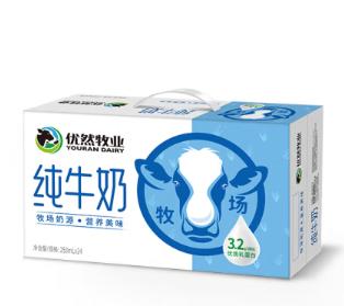 悠然牧业纯牛奶250ml*24【BC】【KW】 商品图0