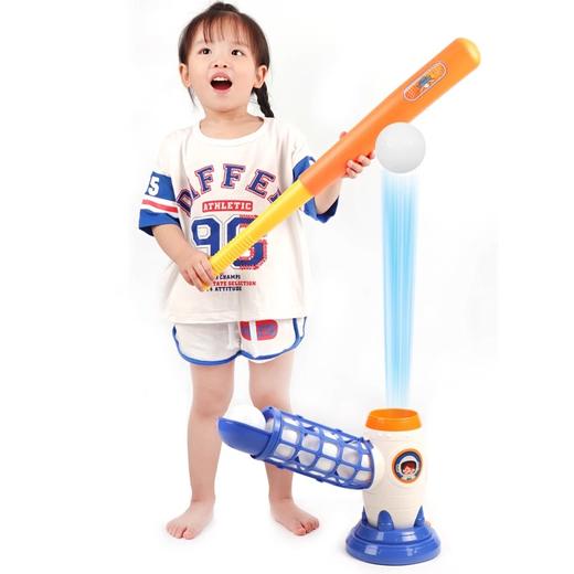 【眼手协调训练 亲子互动】新款儿童室内外遥控电动棒球练习训练弹射器套装户外运动休闲玩具 商品图4