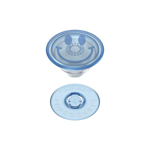 【植物基·地球】淡蓝悠悠笑脸 POPGRIP泡泡骚手机粘贴式气囊支架 PlantCore植物基系列 蓝色 商品图3