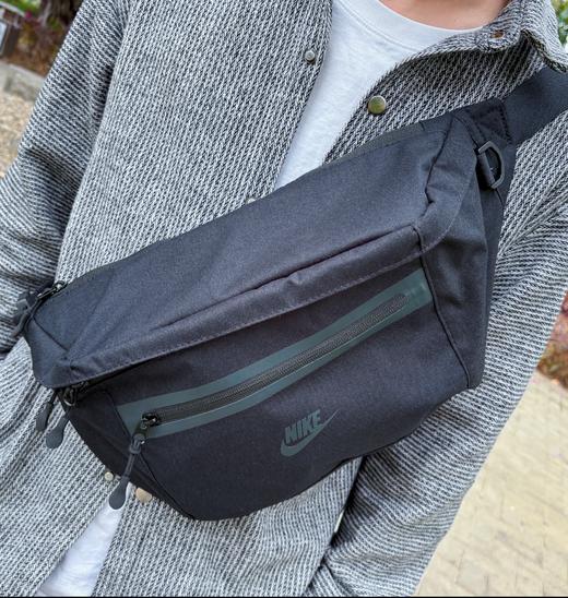 改版新款挎包，国内顶级贸易渠道！最新款nk腰包  官网同步再售新款nk男女情侣款印花logo大腰包单肩包斜挎包  开合腰包 商品图4