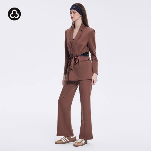 TITIKA ACTIVE 奢华束腰运动西装外套女 修身长款高级感时尚休闲西服正装71182 商品图5