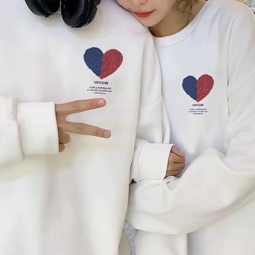 【YW】无忧购韩版卡通印花宽松情侣款百搭休闲320g毛圈圆领卫衣(截单后7天发货)25年清仓捡漏 商品图9