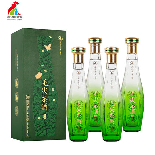 【爆款茶酒热销1800+箱】鸡公山茶香型毛尖茶酒化境52度500ml*4瓶/箱 商品图3