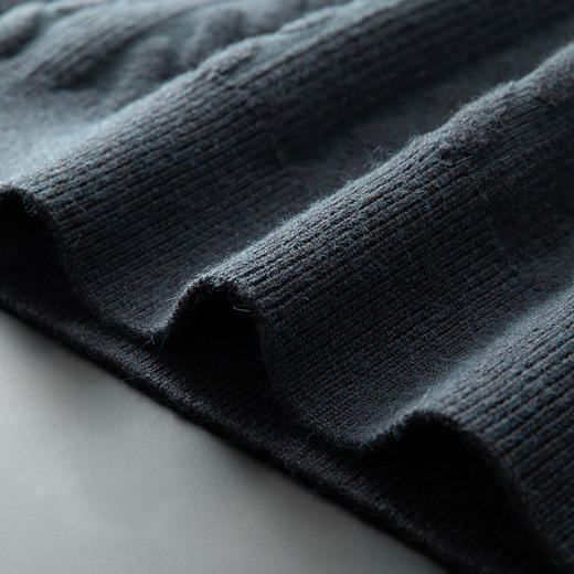 【绵羊毛】【新款DPF】大依优型羊毛毛衣针织短袖背心休闲针织衫毛背心加肥加大上衣男士胖子大码毛衫t恤打底 商品图12