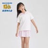 5折【自营】Skechers/斯凯奇  斯凯奇儿童短袖T海军领夏季新款短裙女童运动水手服套装 L224G049 商品缩略图3