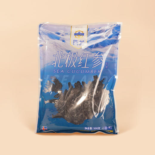 【北极红参】 野生海捕 即食海参 冰岛野生参  红筋参   4-5头整头装500g/包 商品图1