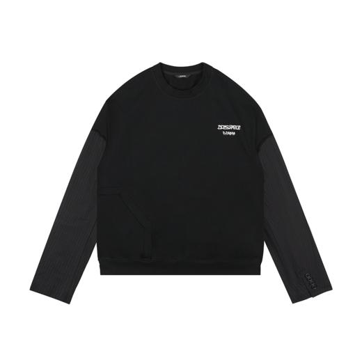 D.Desirable NY City vibe-暗黑西装袖拼接卫衣 商品图0