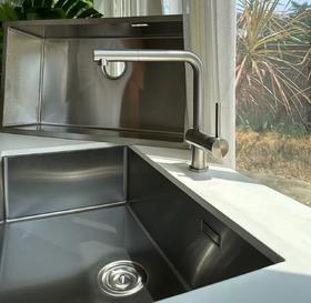 全新304不锈钢七字厨房龙头