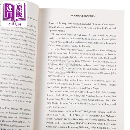 【中商原版】惊奇四书系列 第二部 廉价巫师手册 The Frugal Wizard s Handbook 英文原版 Brandon Sanderson 奇幻小说 商品图2