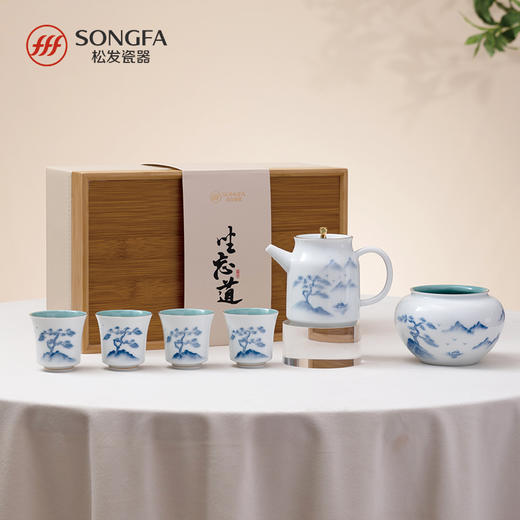 6头山水清音茶具 商品图1