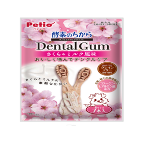 派地奥牙刷洁齿棒果花系列-樱花牛奶味7支