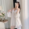 【YW】无忧购秋冬ins风纯欲性感蕾丝金丝绒吊带睡裙+睡袍家居服套装095/096(截单后7天发货)25年清仓捡漏 商品缩略图11
