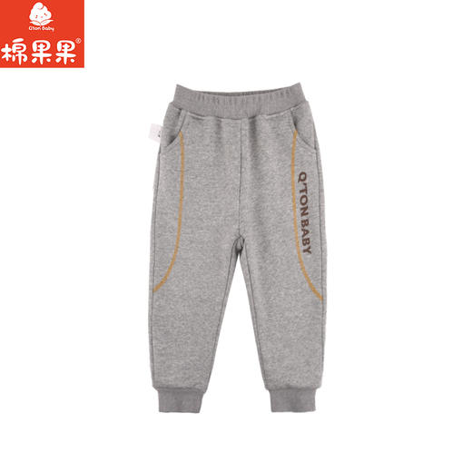棉果果专柜同款冬季新品男童针织复合绒加绒长裤M412200424634 商品图1