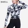 2024秋冬BWELL水墨印花厚款运动外套BWY0002Y 商品缩略图0