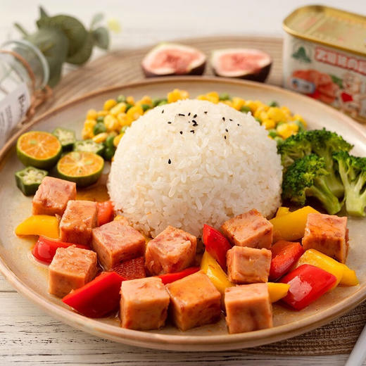 上海梅林小黑猪午餐肉罐头198g 商品图6