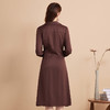 EITIE爱特爱秋季新款V领百搭气质连衣裙7507226 商品缩略图4