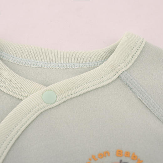 棉果果冬季新品新生儿婴儿保暖上衣暖姜半背衣M411110424801 商品图2