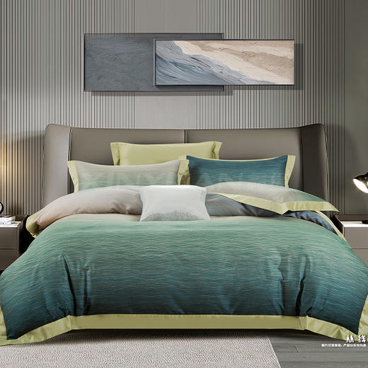 鑫缘 百支雅绒数码印花四件套 DMJ6418-DMJ6420 商品图2