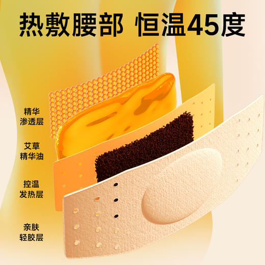 【随时随地轻享蒸汽艾灸SPA】艾草暖宝宝贴姨妈疼痛自发热暖腰贴暖肩颈护颈贴膝盖热敷暖贴，呵护不舒服的那几天。ry 商品图2