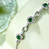 子佩集S925银【绿意春晚】手链【SL11663】纯银古法银翡翠2409 商品缩略图2