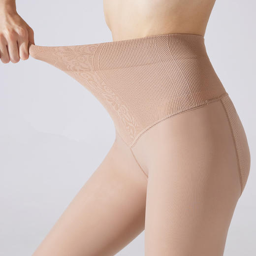 【拍任意两条赠送加绒暖心袜1双】Laseta兰妲秋冬水光袜光腿透肤袜200克薄绒连裤袜（4-920） 商品图4