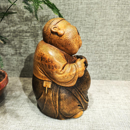 金蟾地主°竹雕摆件 商品图2