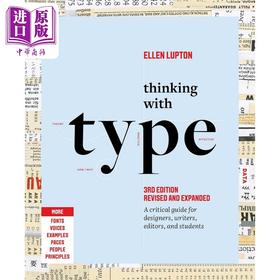 预售 【中商原版】Thinking with Type 进口艺术 用字体思考 第3版