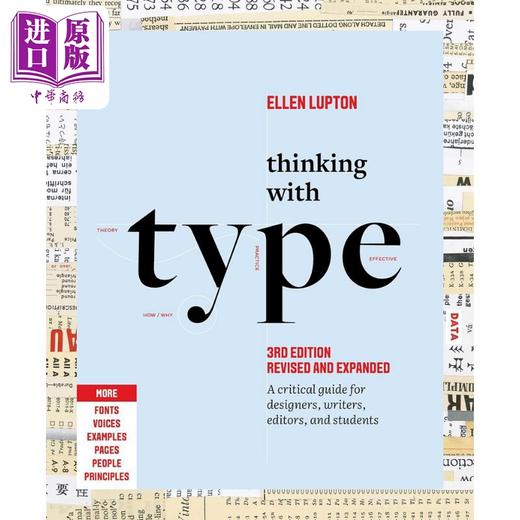 预售 【中商原版】Thinking with Type 进口艺术 用字体思考 第3版 商品图0
