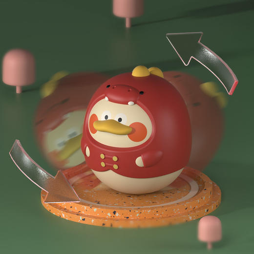 【赠品展示】鸭鸭不倒翁玩具 商品图2