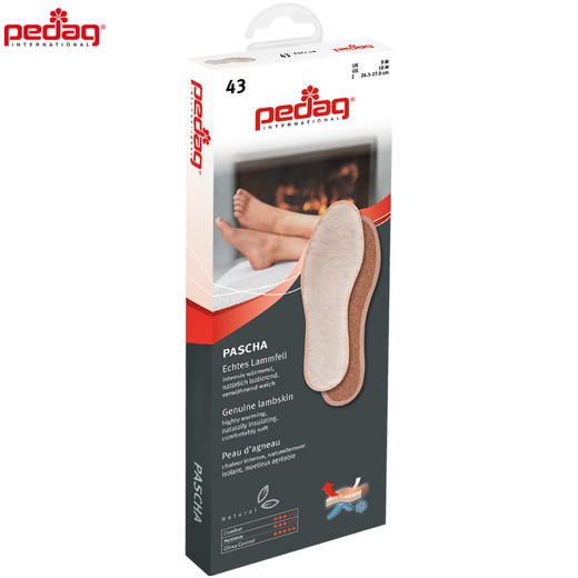 德国进口pedag羊毛保暖鞋垫130 商品图4