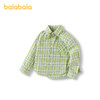 巴拉巴拉童装儿童长袖衬衫男童格纹上衣秋装新款亲子装学院风 商品缩略图4