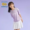 5折【自营】Skechers/斯凯奇  斯凯奇童装女童针织短袖短裙夏季套装儿童户外舒适T恤衫套装 P224G043 商品缩略图4