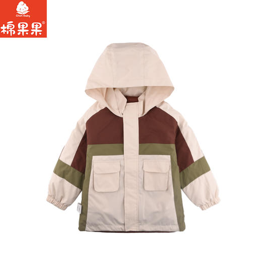 棉果果专柜同款冬季新品男童两件套拼色百搭羽绒服M412102924550 商品图3